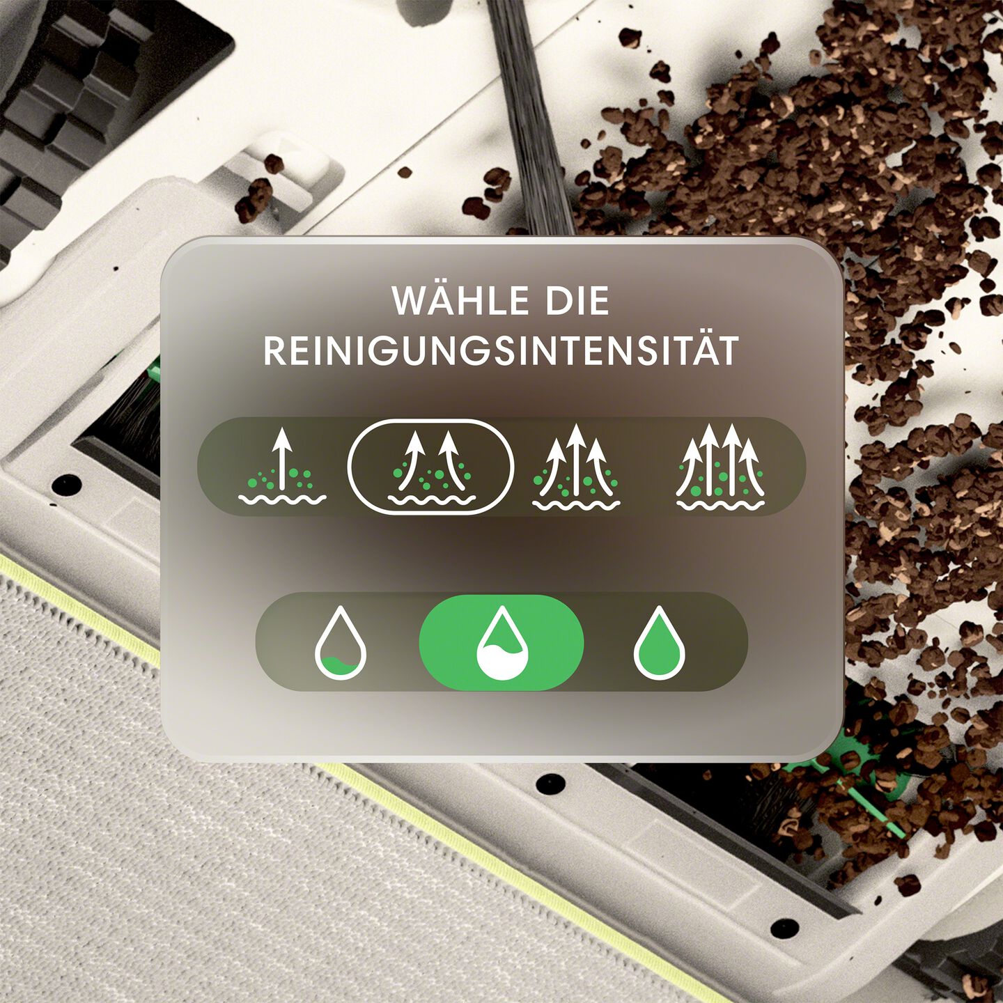 Cleaning settings